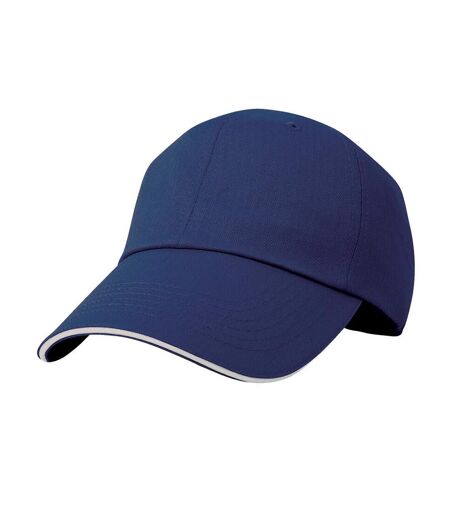 Casquette De Baseball Bleu Marine Blanc Result Headwear