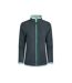 Womens/ladies ariana grid eco friendly full zip fleece jacket rich navy Weird Fish-1