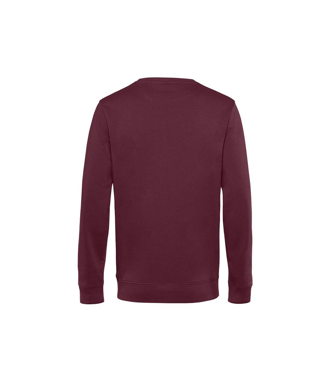 Sweat Organique À Col Ras Du Cou Pour Hommes Bordeaux B&C-3