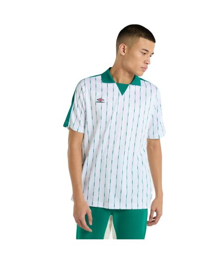 Umbro - Maillot - Homme (Blanc / Vert Quetzal) - UTUO2126