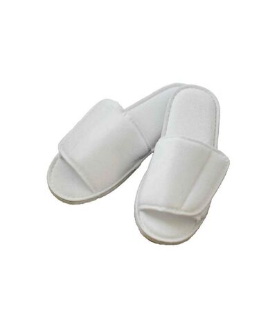 Chaussons Adulte Blanc Towel City