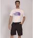 Bermuda de détente homme - Multi-poches - Couleur noir-4