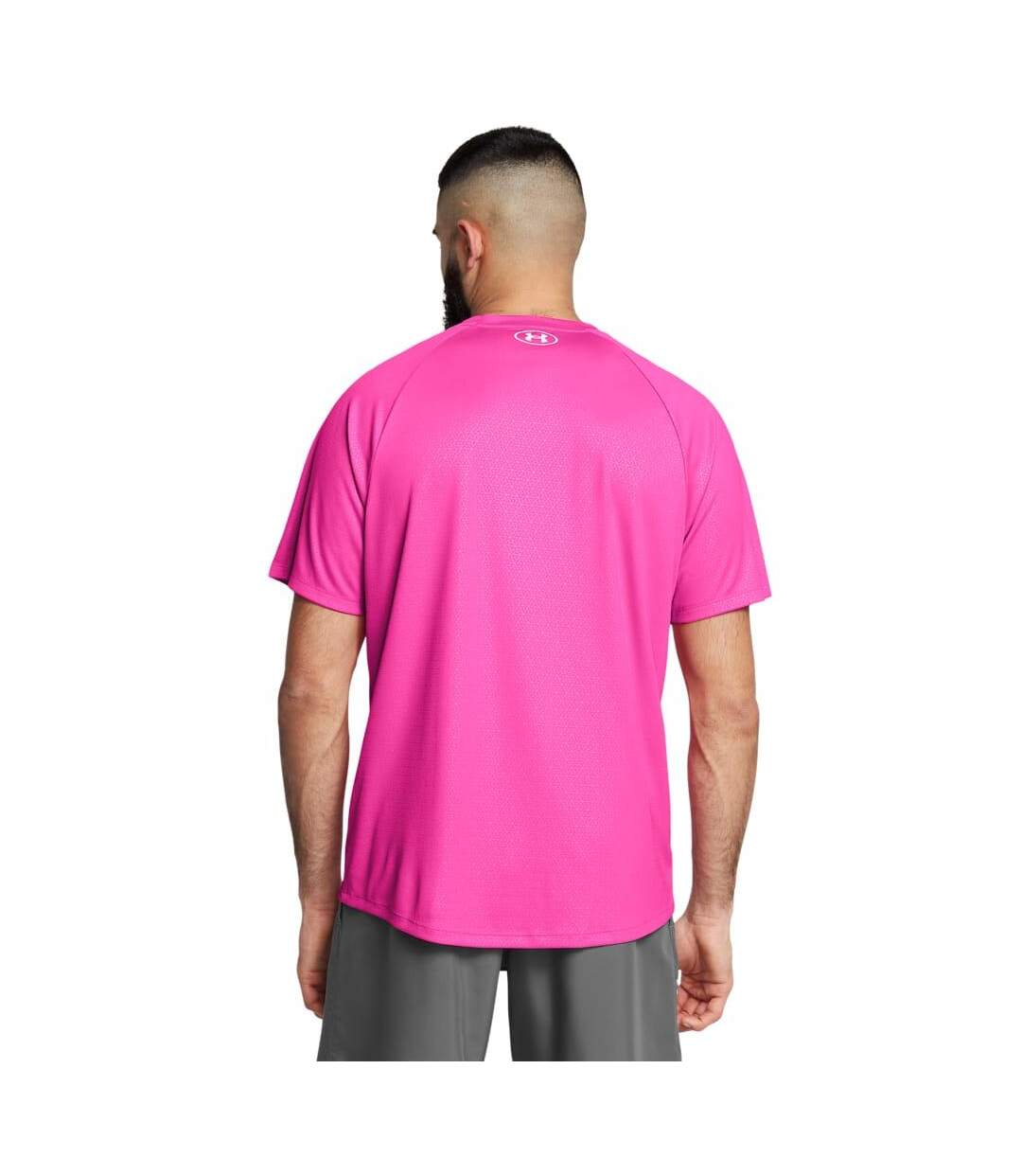 T-shirt Style En Relief Tech Homme Rose Under Armour-4