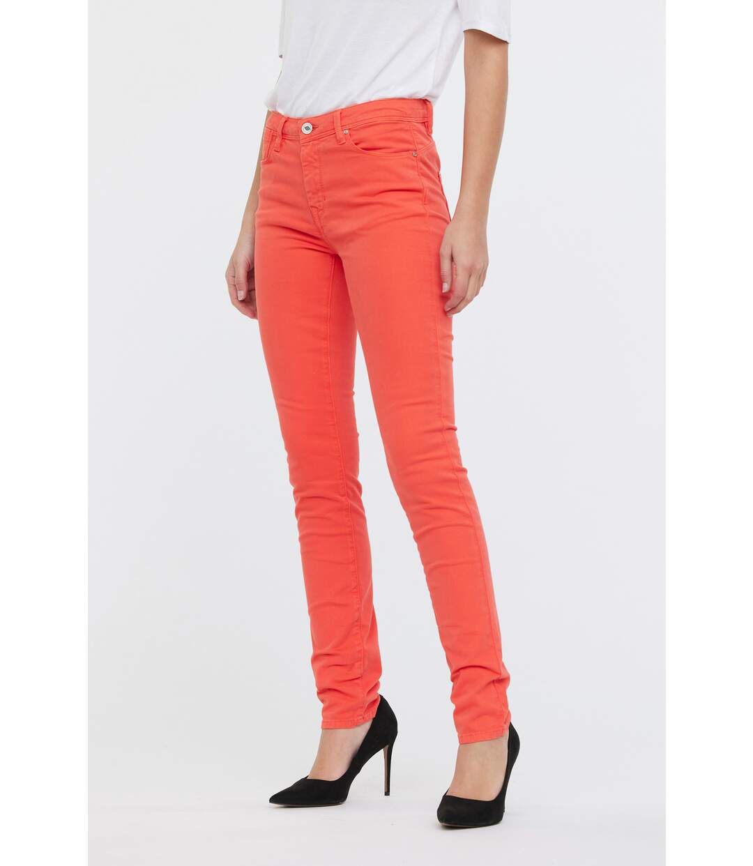 Pantalon coton slim JANA