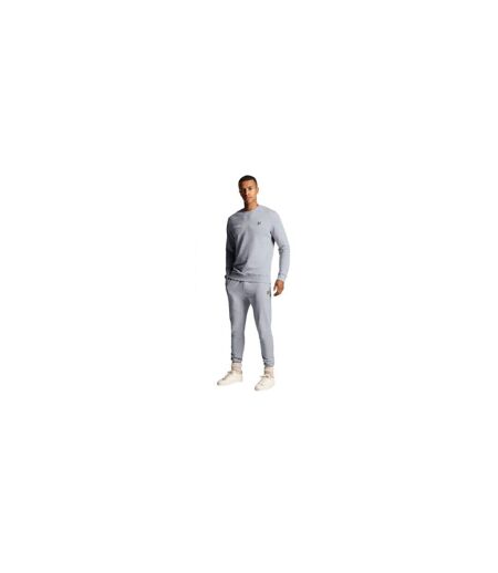Sweat À Col Ras-du-cou Motif/style Logo Ordinate Homme Gris Lyle & Scott
