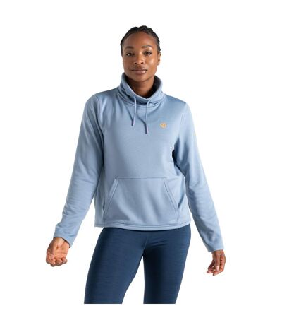 Womens/ladies Lexan Fleece Top Rainwashed Blue Dare 2B