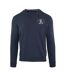 Sweat Motif/style Logo Brodé Homme Bleu Marine Aquascutum-1