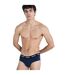 Lot De 3  Slips Motif/style Logo Homme Bleu Marine Hugo-4