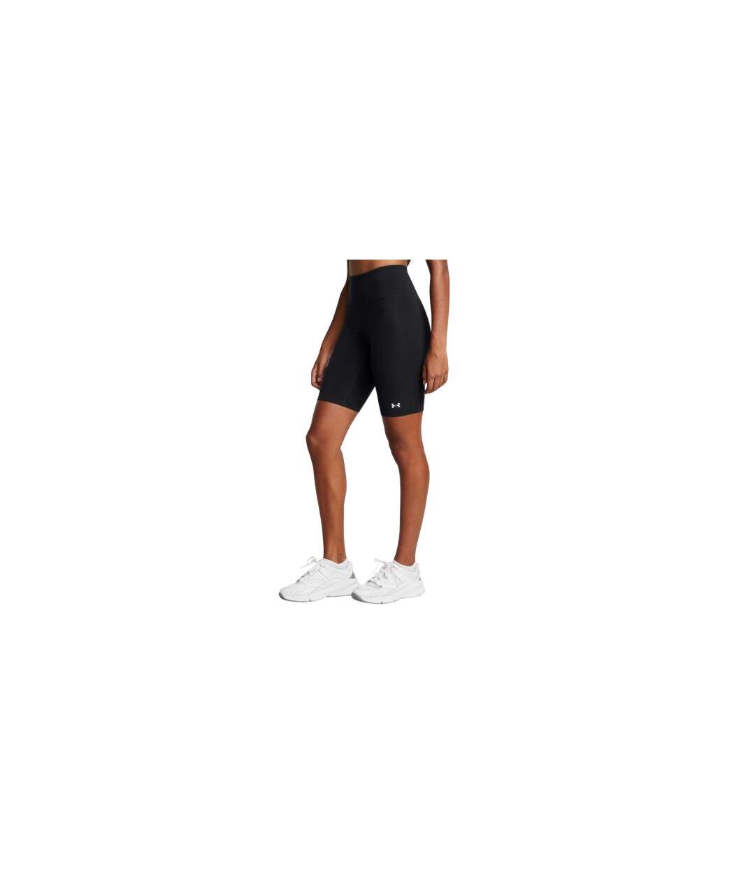 Womens/ladies Motion Performance High Waist Shorts Black Under Armour-1