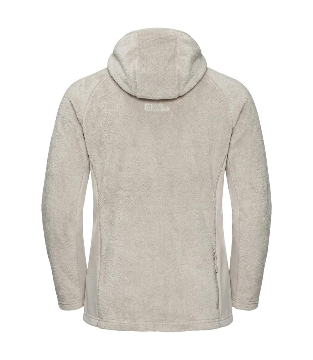 Veste À Capuche Manches Raglan Rotwand Femme Beige Jack Wolfskin-2