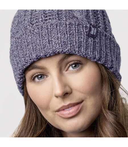 Heat Holders - Bonnet thermique chaud à retournement de câble pour femme