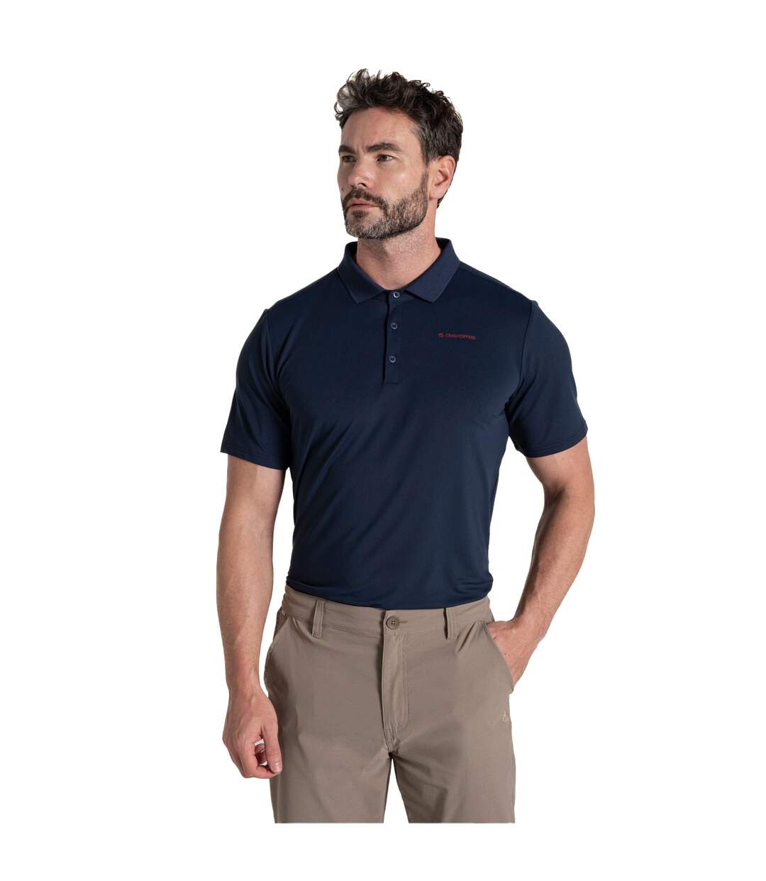 Polo Manches Courtes De Golf Bramshaw Homme Bleu Marine Craghoppers-4