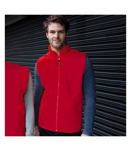 Mens Active Anti Pilling Fleece Bodywarmer Jacket Red Result