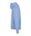 Sweat À Capuche Hommes Bleu Poudré Build Your Brand-4