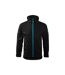 Veste Softshell Motif Détail Contrasté Homme Noir Malfini-1