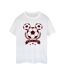 Disney Femme/Les femmes - T-shirt boyfriend en coton avec tête de footballeur Mickey (Blanc) - UTBI38519-1