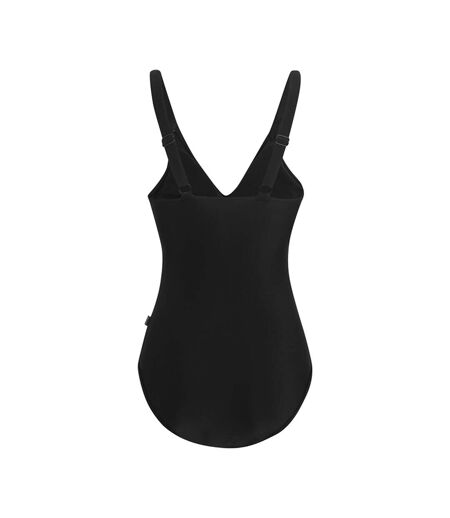 Maillot De Bain 1 Pièce Motif/style Uni Baylenne Femme Noir Regatta