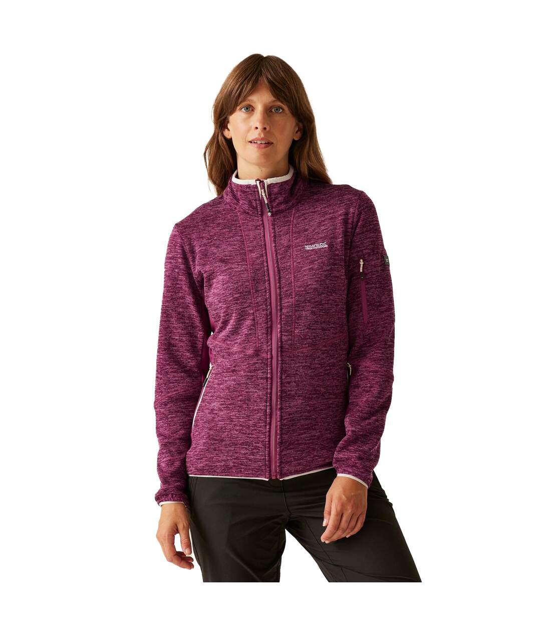 Veste Polaire Ralina Femme Bordeaux Blanc Cassé Regatta-1