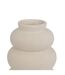 Lot de 3 Soliflores en Céramique Lora 9cm Blanc-2