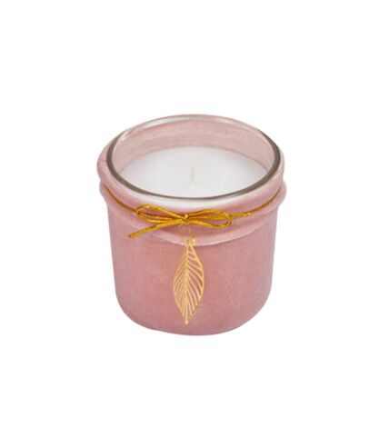 Bougie Parfumée Velours Pendentif 10cm Rose