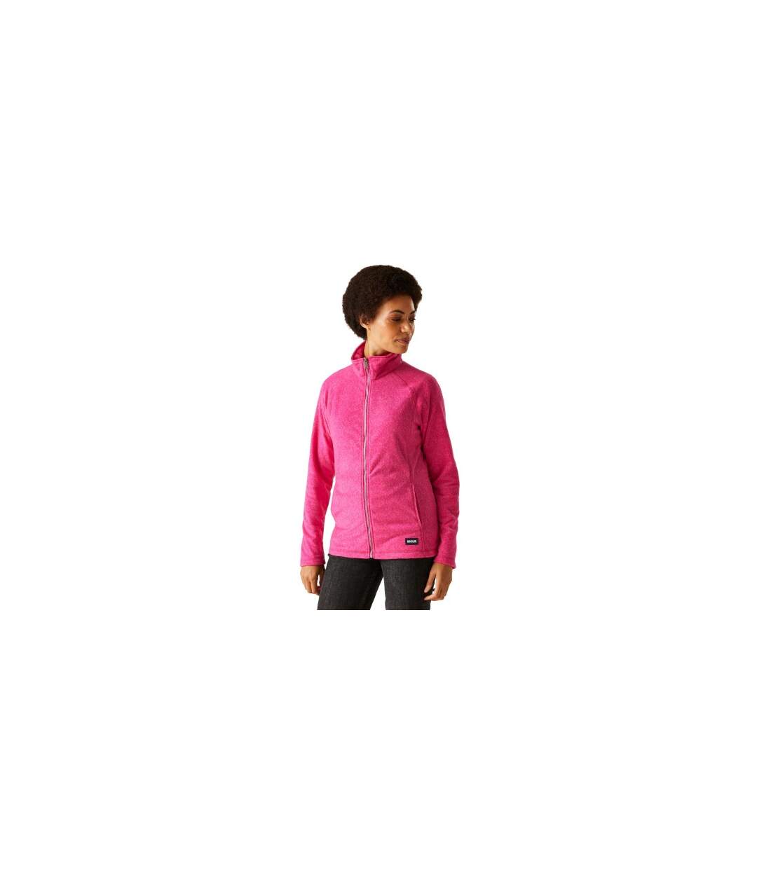 Womens/ladies Mayse Full Zip Fleece Jacket Pink Fusion Marl Dare 2B-1