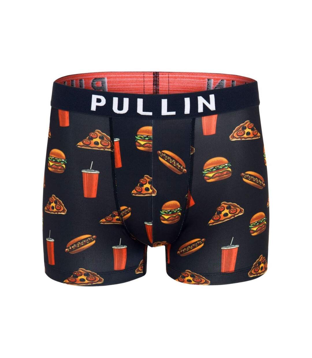 PULL IN Boxer Homme Microfibre WIFI Noir-1