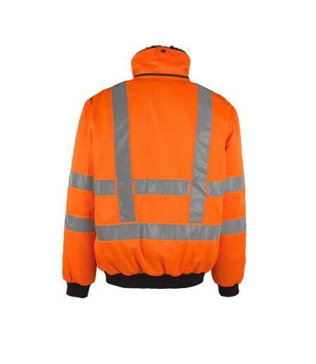 Blouson Pilote Safe Arctic Innsbruck Homme Orange Fluo Mascot