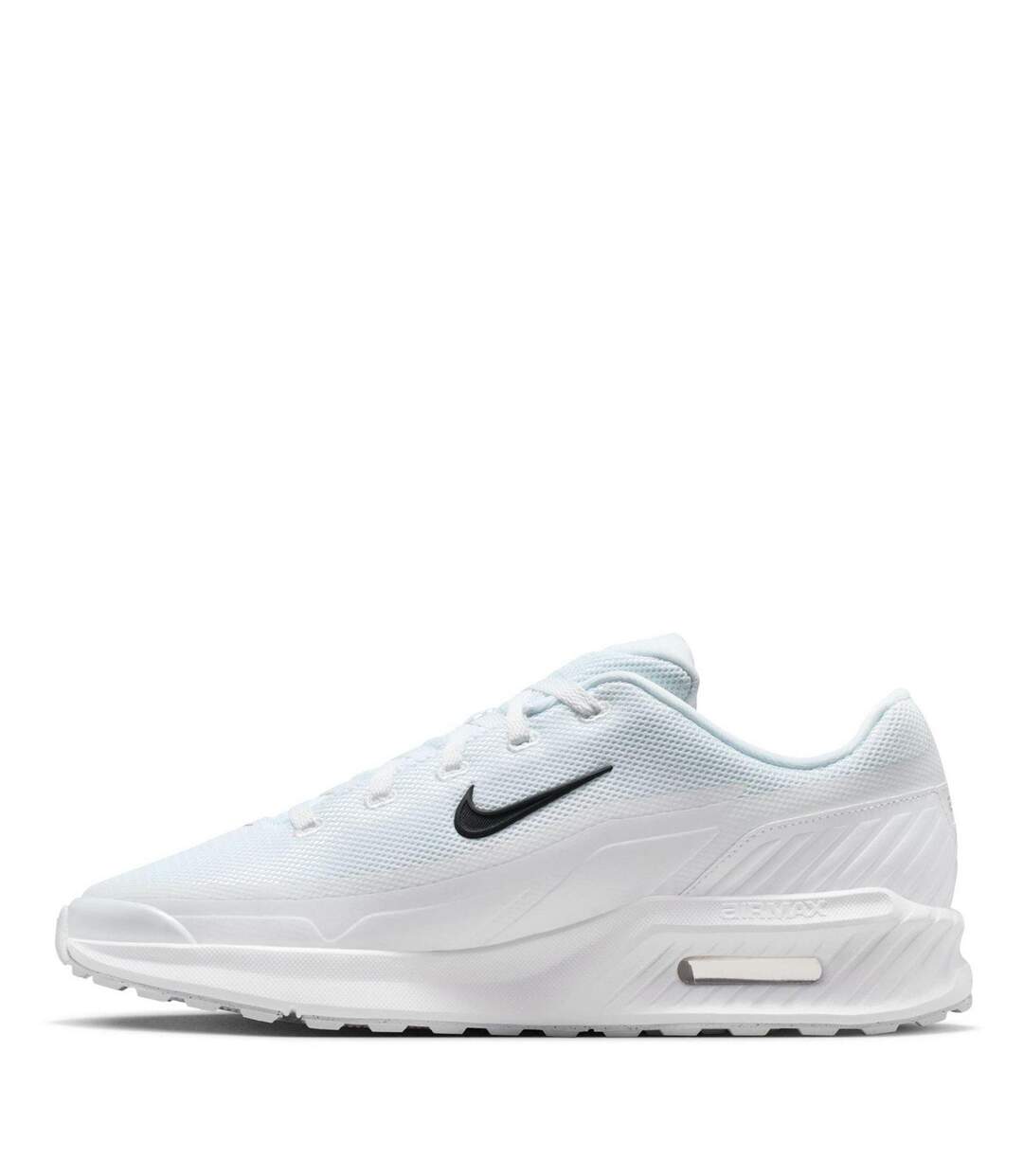Mens Air Max Bia Logo Running Flat Trainers White Black Nike-2