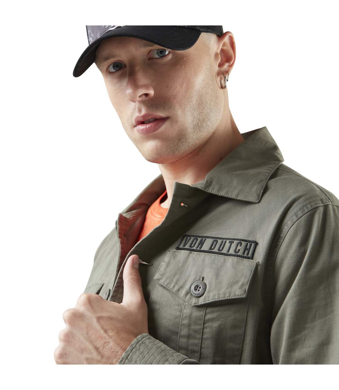 Veste millitaire en twill Army Vondutch-4