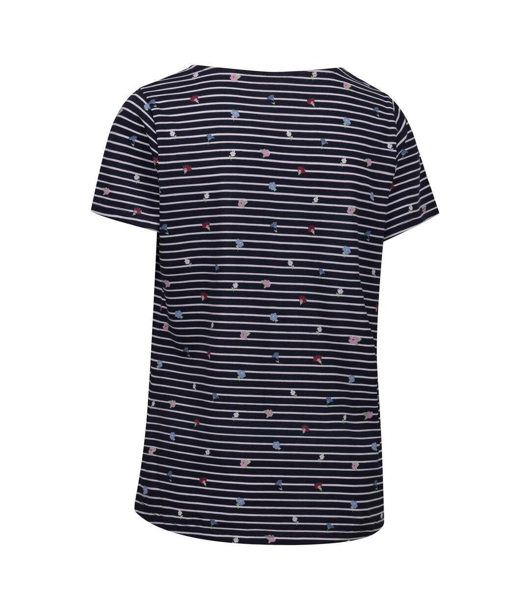 Womens/ladies Myla Printed Top Navy Trespass-2