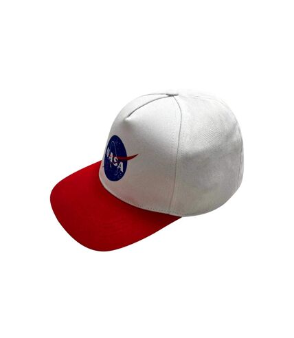 NASA Swish Snapback Cap (White/Red) - UTHE541