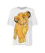 T-Shirt blanc femme disney simba happy shirt-2