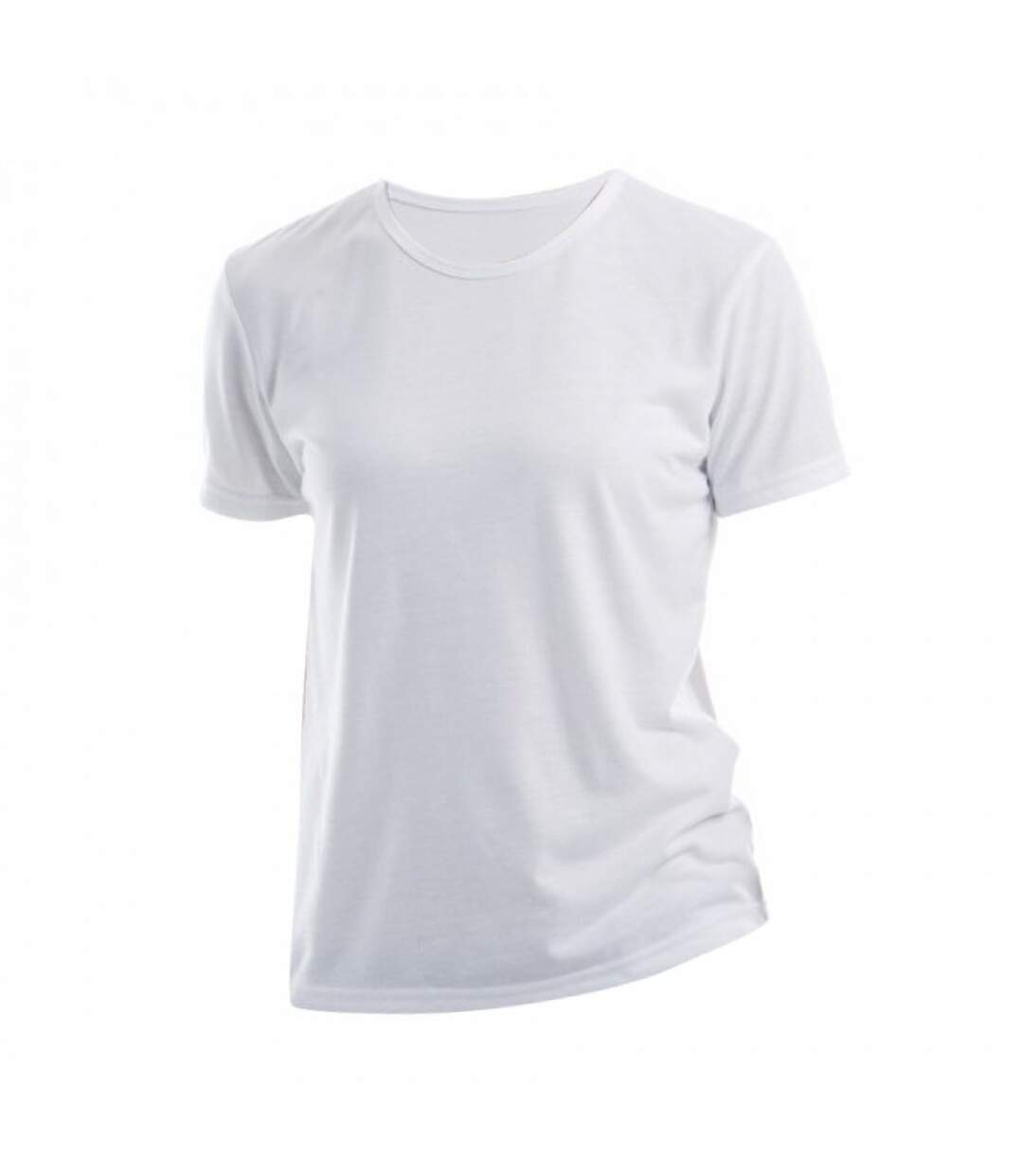 Subli plus t-shirt à manches courtes femme blanc Xpres-1