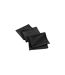 Lot de 3 Serviettes de Table Mistral 40x40cm Noir