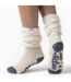 Ladies Fluffy Slouch Top Non Slip Thermal Bed Socks-5