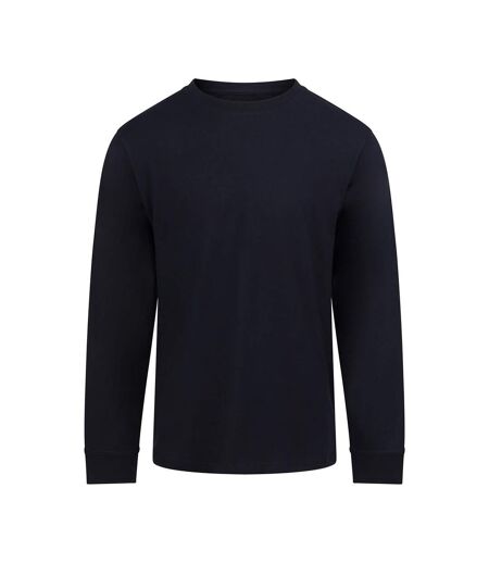 T-shirt Manches Longues Homme Noir Sombre Awdis