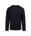 T-shirt Manches Longues Homme Noir Sombre Awdis-2