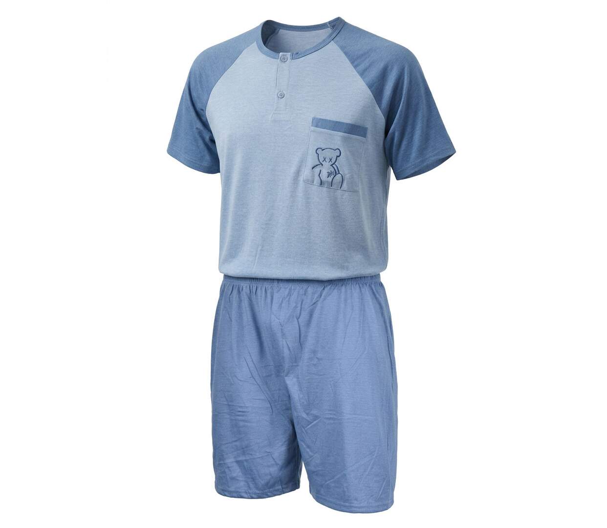 OZABI Ensemble Pyjama Pyjama Court Homme Coton-2