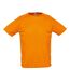 T-shirt Sporty Homme Orange Néon SOLS-1