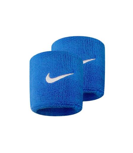 Pack of 2  Swoosh wristband  royal blue/white Nike