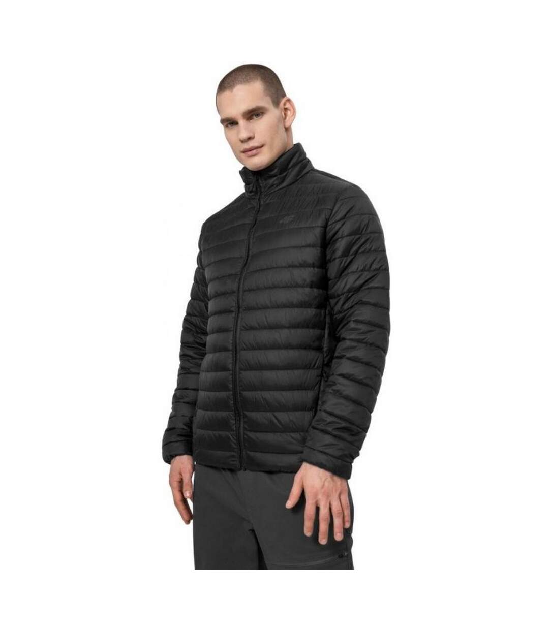 Doudoune Motif/style Matelassé Homme Noir 4F-1