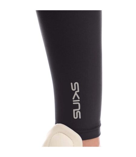 Womens/ladies Series-3 Soft Long Leggings Black Skins