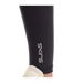 Womens/ladies Series-3 Soft Long Leggings Black Skins-3