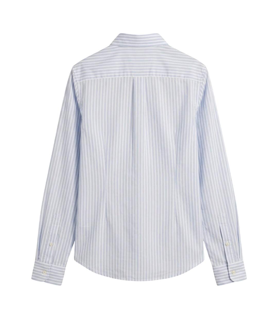 Chemise À Boutons Été Femme Bleu Clair Gant-4