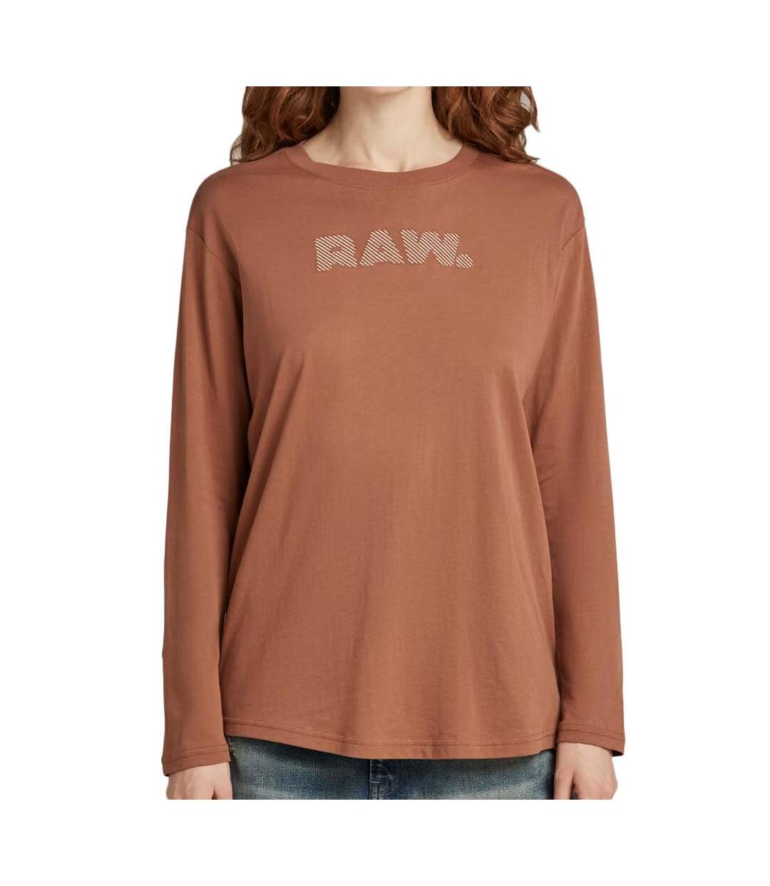 T-shirt Marron Femme Lash G-Star Raw D22036 - L