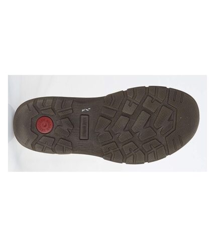 IMAC Mens Waxy Leather Sandals (Brown) - UTDF2159