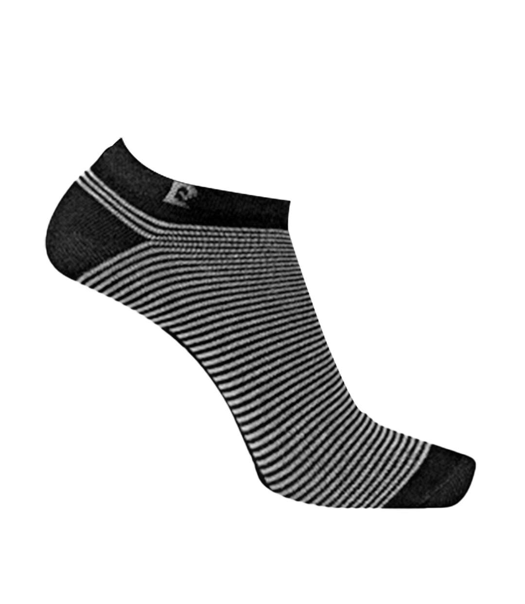 Lot de 5 Paires de chaussettes tiges courtes rayées modèle PC 0373 Pierre Cardin-5