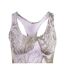 Brassière De Sport Entraînement Femme Violet Kaki Adidas-2