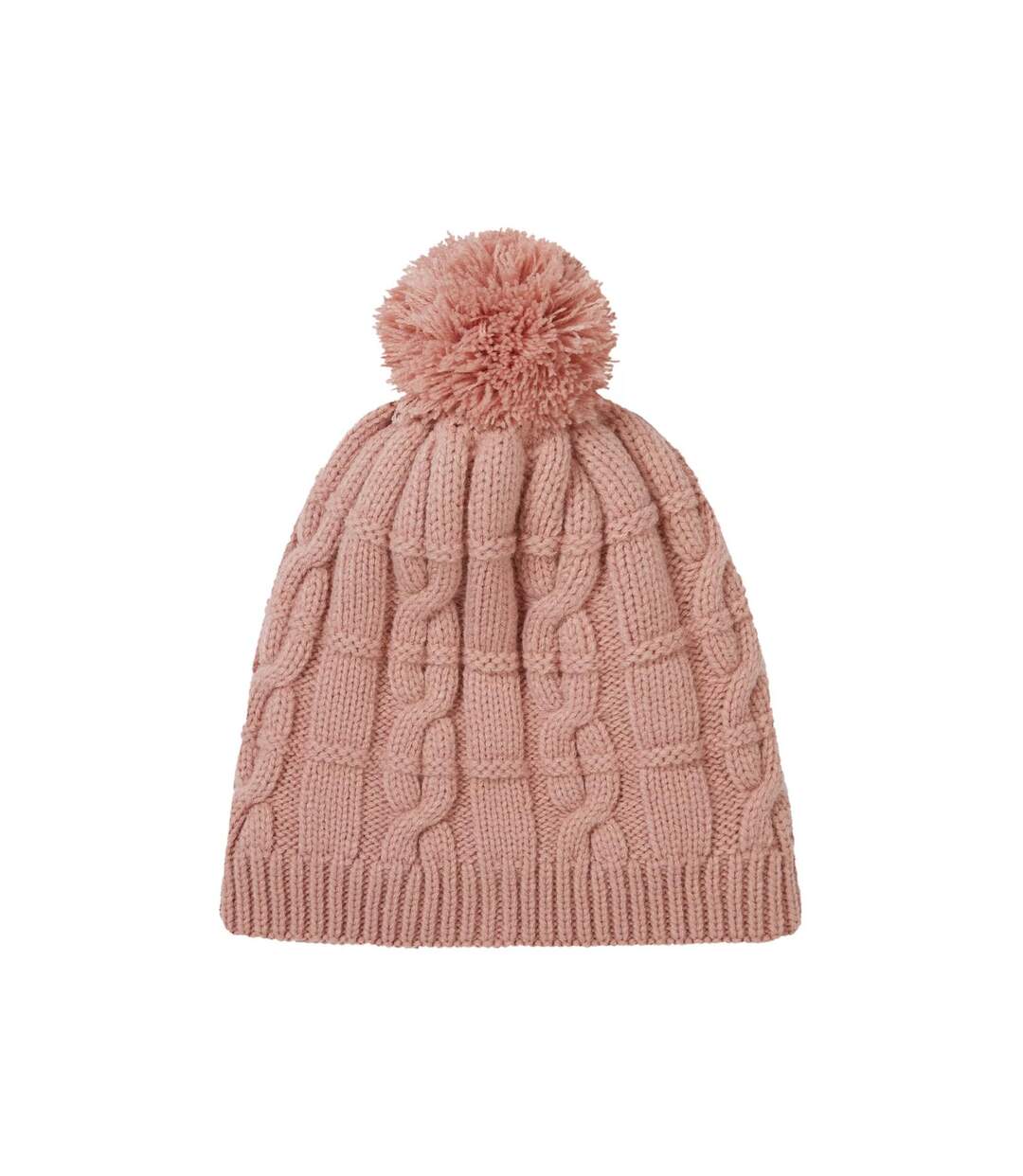 Mens & Ladies Waterproof Cold Weather Cable Knit Bobble Hat-2