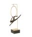 Gymnaste Cerceau sur Socle Gamma 55cm Doré & Noir-2